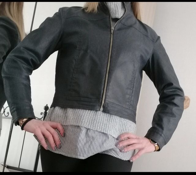 Gubbino nero jeansato