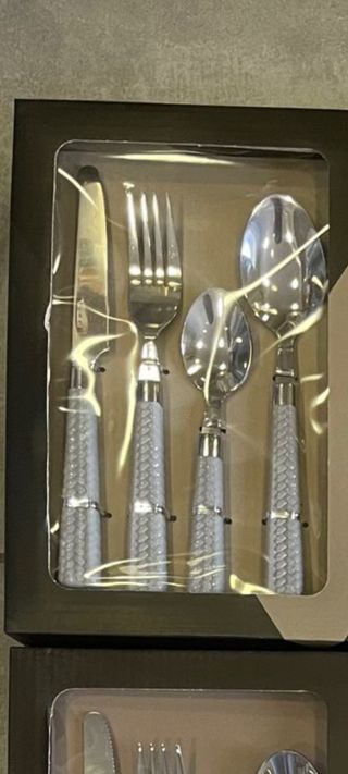 Set di posate 24 pezzi in acciaio inox