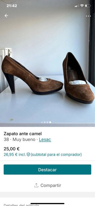 Zapato ante 