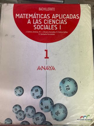 Matemáticas Aplicadas a las Ciencias Sociales