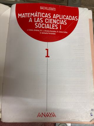 Matemáticas Aplicadas a las Ciencias Sociales