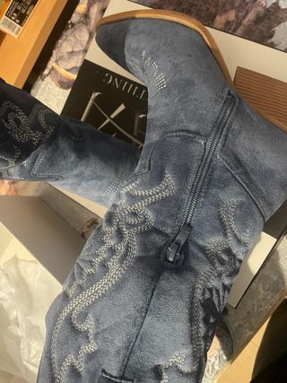 Stivali camperos blu
