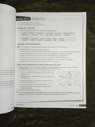 Libros Ingles .Preliminari B1.TRAINER. usado.