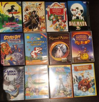 Lotto 21 DVD cartoni animati per bambini