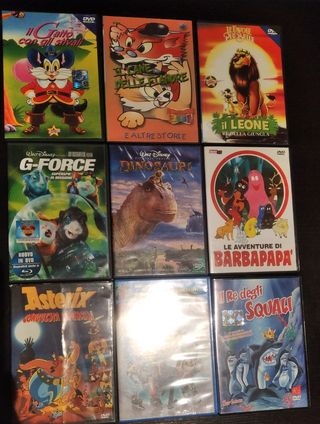 Lotto 21 DVD cartoni animati per bambini