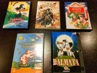 Lotto 21 DVD cartoni animati per bambini