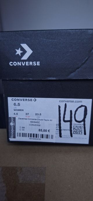Zapatillas Converse 37
