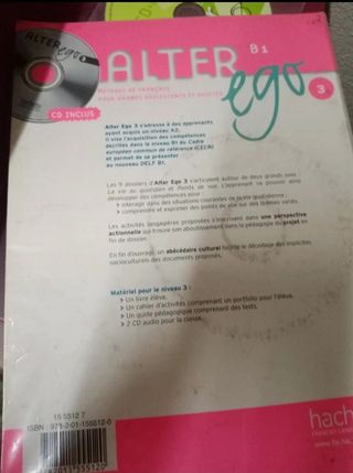Libro frances Alter Ego B1