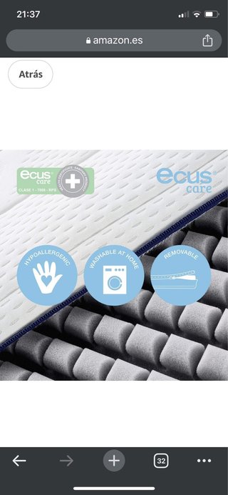 Ecus kids care colchon de cuna