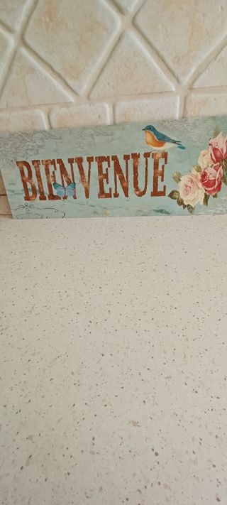 Quadro in latta di Benvenuto 