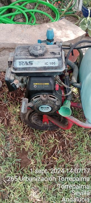 Carretilla para fumigar