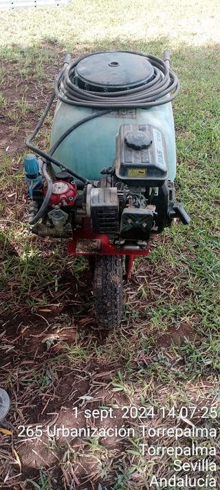 Carretilla para fumigar