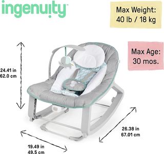 Ingenuity, Hamaca Mecedora para Bebés 3en1