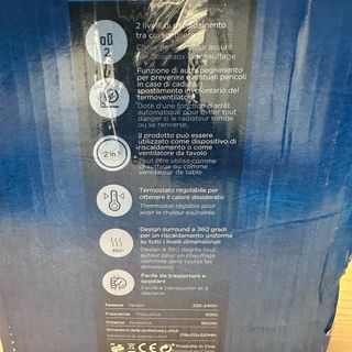 Midea NF18-17PA 1800W Mini Fan Heater with 360°