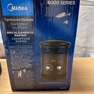 Midea NF18-17PA 1800W Mini Fan Heater with 360°
