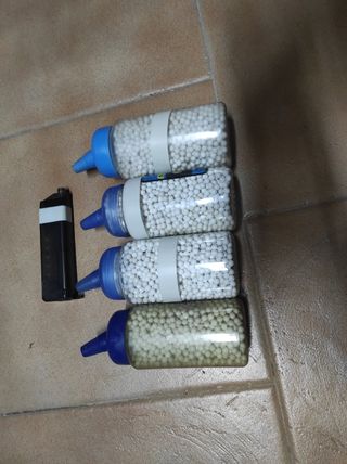 Bolas 0,12gr airsoft biodegradables + tikotiko