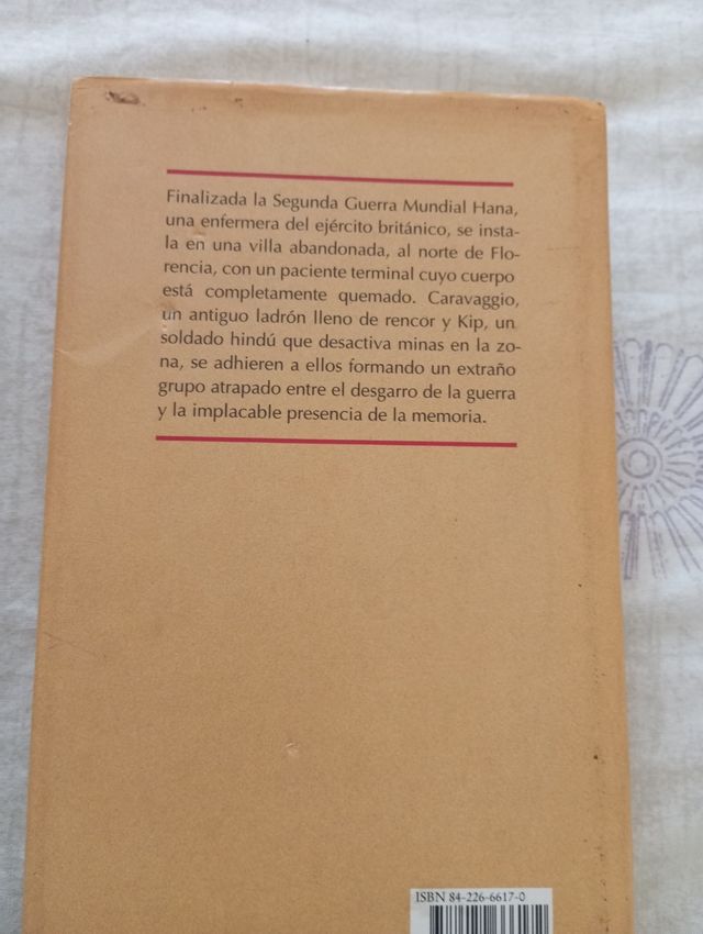 Libro El paciente inglés