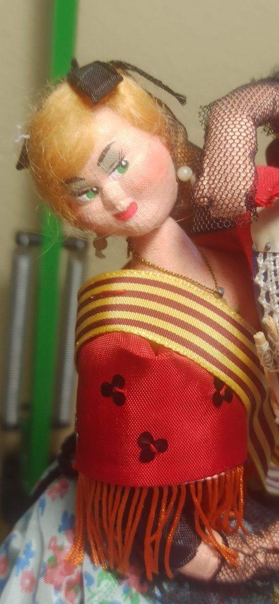 Muñeca bolillera artesanía