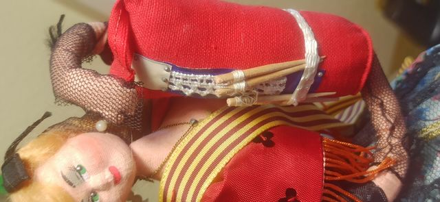 Muñeca bolillera artesanía