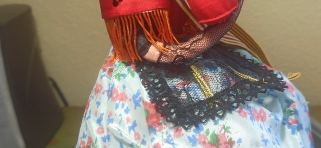 Muñeca bolillera artesanía