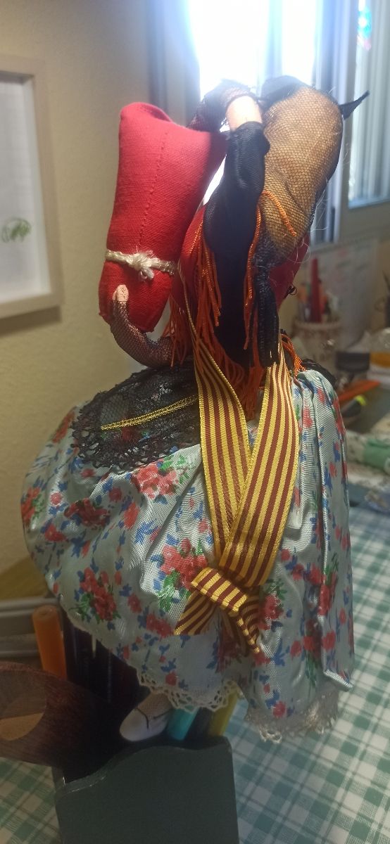 Muñeca bolillera artesanía