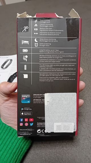 Braccialetto Cellularline fitness