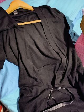 Vestido tobillero manga ancha