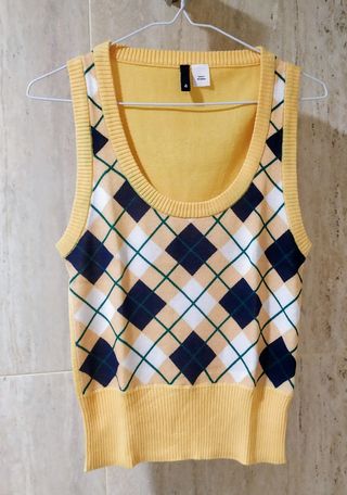 CHALECO ROMBOS H&M