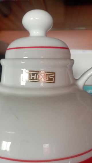 THOUS Cerámica de lujo. Tetera años 80, juego