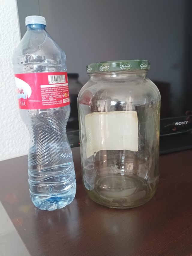 Frasco vidrio 3'5 kg