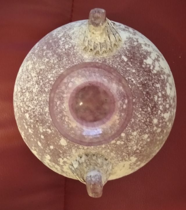 VASO ANTICO STILE MURANO TECNICA VETRO SCAVO