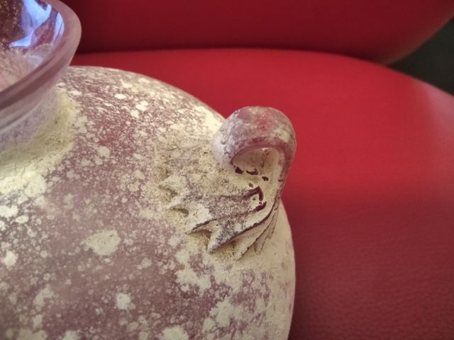 VASO ANTICO STILE MURANO TECNICA VETRO SCAVO