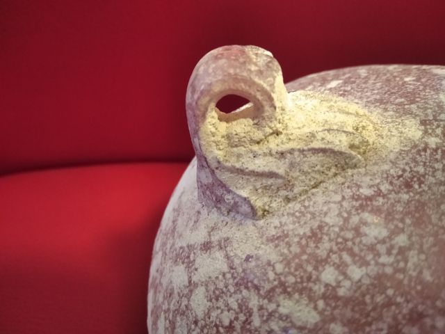 VASO ANTICO STILE MURANO TECNICA VETRO SCAVO