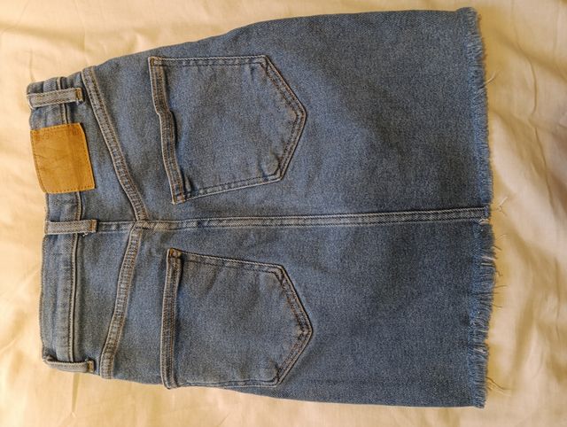 Falda corta vaquera talla xs