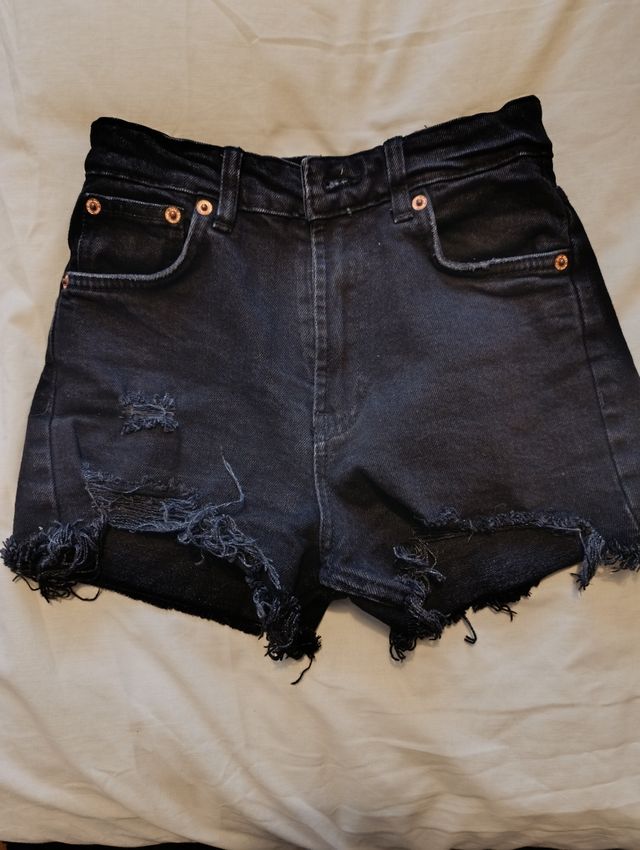 Pantalones cortos negros talla xxs
