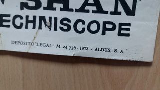 Cartel original Espadas sangrientas (1971)