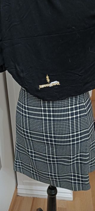 E148- Minifalda cuadros otoño/invierno