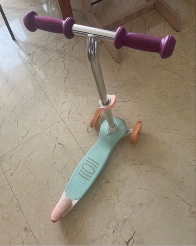 Patinete Scooter Niños B1 500 Blanco Menta