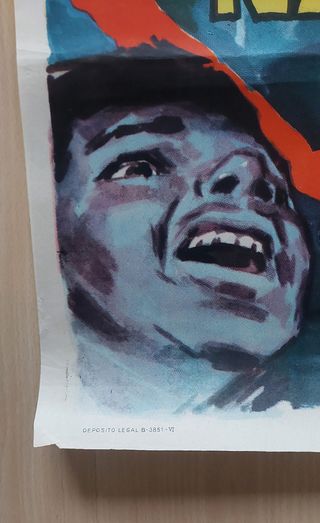 Cartel original La ruta de los Narcoticos (1962)