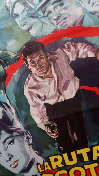 Cartel original La ruta de los Narcoticos (1962)