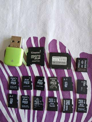 Tarjetas micro SD, M2 y MMC