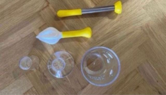 Coctelera con accesorios