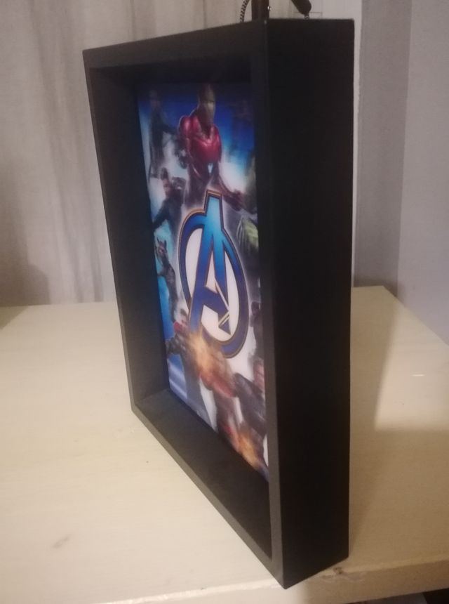 Cuadro 3D Marvel: Vengadores Endgame Action