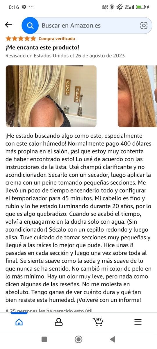 Alisado para el cabello