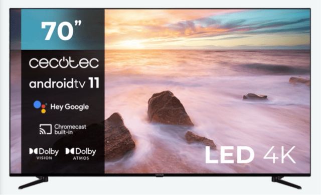 LED television 70with 4K UHD resolution Android