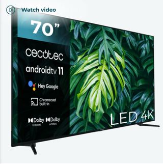 LED television 70with 4K UHD resolution Android