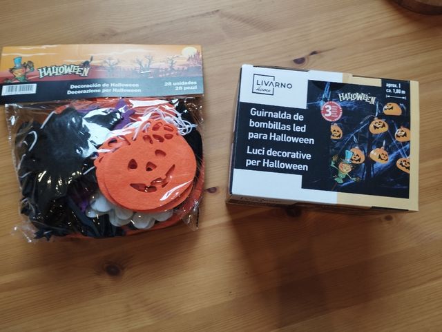 Decoración Halloween sin estrenar