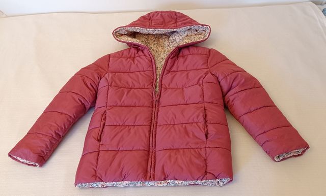 Ocasión. Parka reversible de niña T.7-8 años