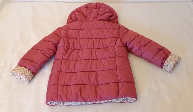 Ocasión. Parka reversible de niña T.7-8 años