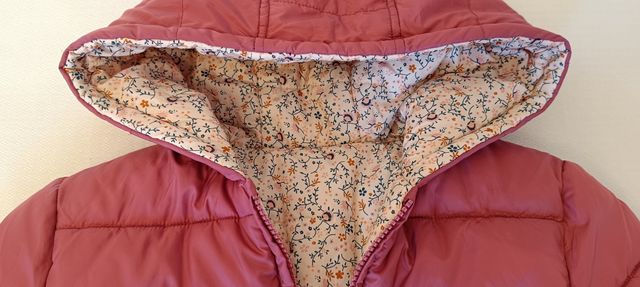 Ocasión. Parka reversible de niña T.7-8 años